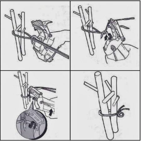 Садовые ножницы GL 231 с функцией подвязчика